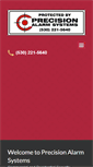 Mobile Screenshot of precisionalarmsystems.com